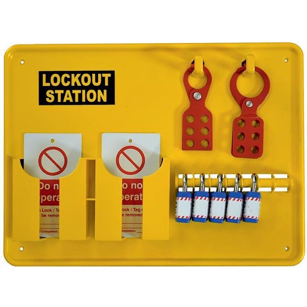 Spectrum Lockout Station voor 5 gebruikers (gevuld)