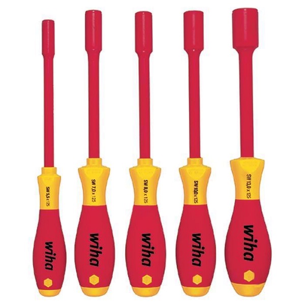 WIHA Dopschroevendraaierset SoftFinish Electric 1000V 322, 5-delig