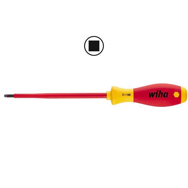 WIHA Schroevendraaier SoftFinish Electric 1000V Robertson 1 358N 2,3x100