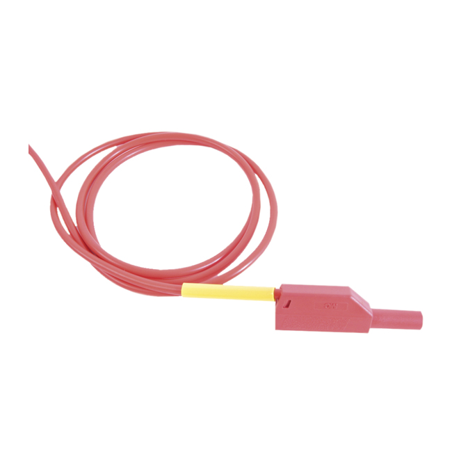 Nieaf-Smitt Testlead 4mm stapelbaar rood