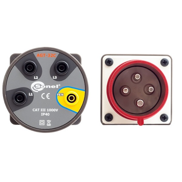 Sonel AGT-32C 3-fase adapter 32A