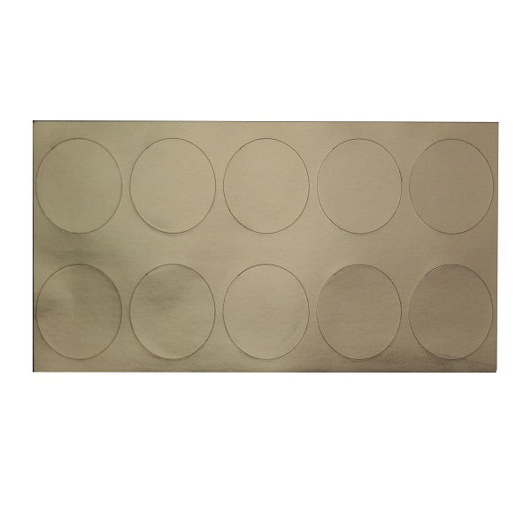 Brigon testgat afsluitingen aluminium, zelfklevend, type 626