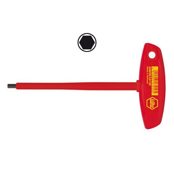 WIHA T-greep Inbussleutel Electric 1000V 334N 5,0x150