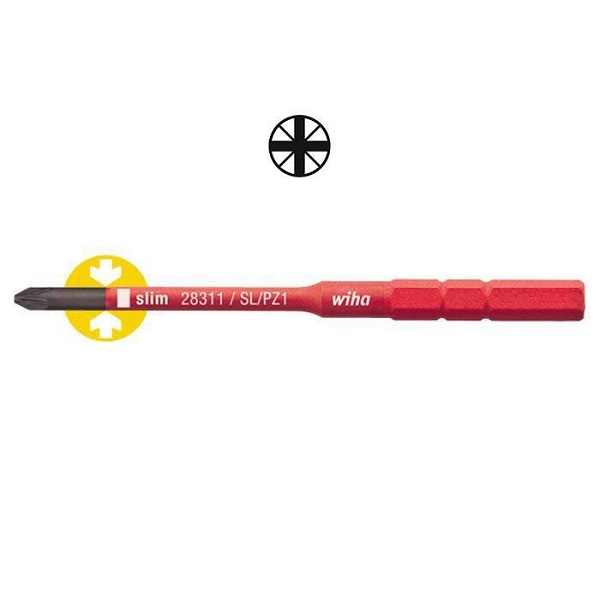 WIHA Bit SlimBit Electric XENO 2831-14 SL/PZ2 5.5 Nm