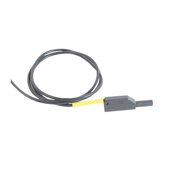 Nieaf-Smitt Testlead 4mm stapelbaar zwart