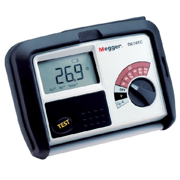Megger DET4TC2 aardverspreidingsweerstandmeter + klemmen (MCC + MVC)