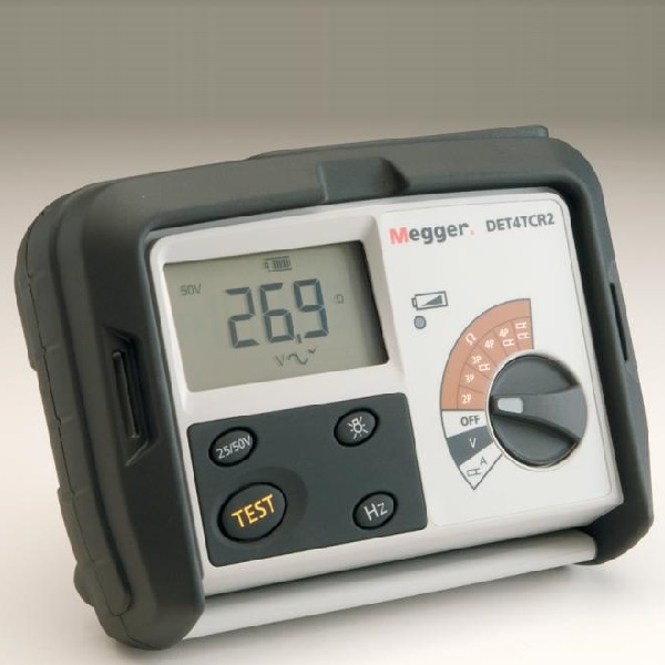 Megger DET4TCR2 aardverspreidingsweerstandmeter + klemmen (MCC + MVC)