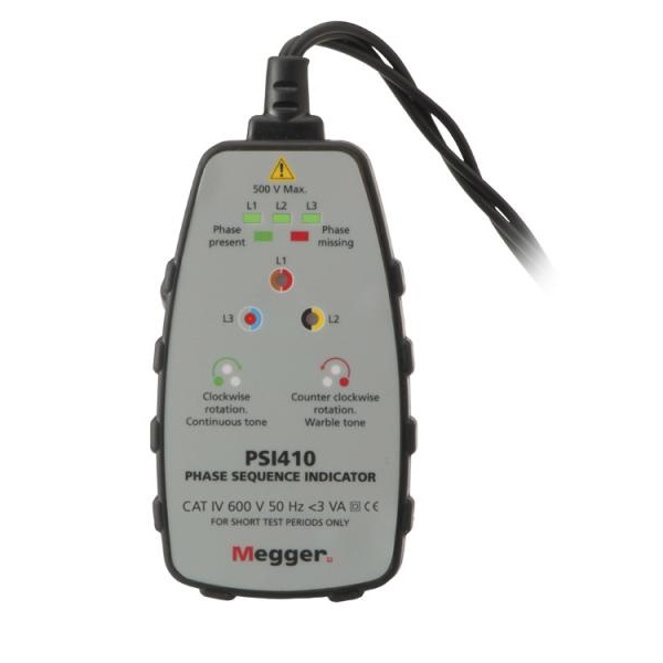 Megger PSI410 draaiveldrichtingindicator