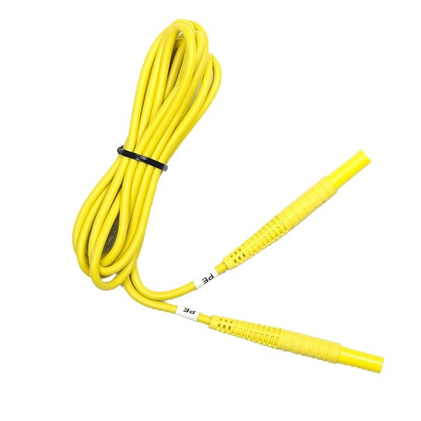 Sonel meetsnoer met bananen plug 10m geel