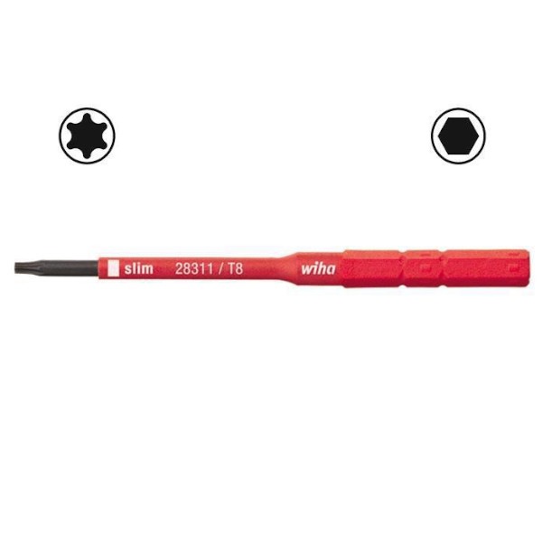 WIHA Bit SlimBit Electric TORX 2831-15 T9 2.5 Nm