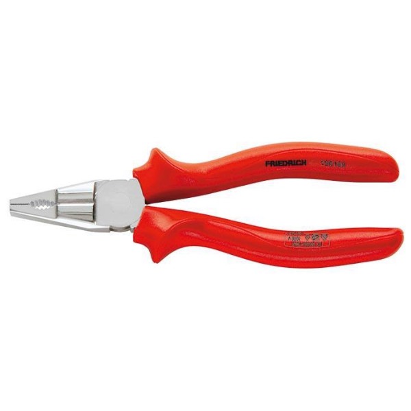 Friedrich Combinatietang 1000V VDE rood geïsoleerd 160mm