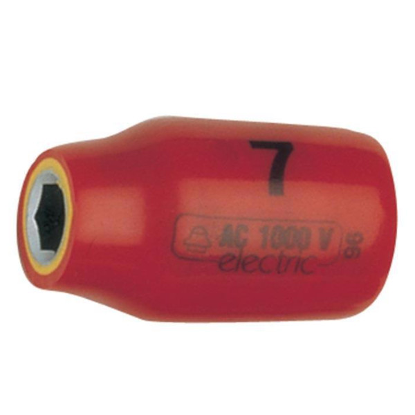 Friedrich 3/8" Zeskantdop Nr.300 1000V kort 6mm