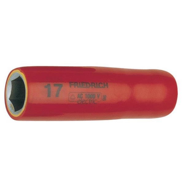 Friedrich 1/2" Zeskantdop 352 1000V lang 10mm