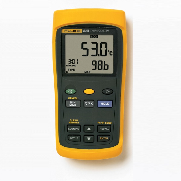 Fluke 53 II B Digitale thermometer met 1 kanaal