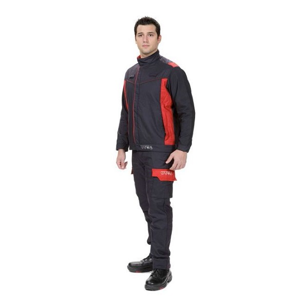 Experto Arc Flash jas Nomex® ATPV 41,3 cal/cm² Klasse 2 blauw/rood