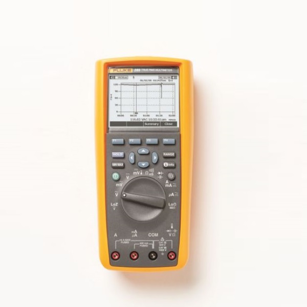 Fluke-289/EUR TRMS multimeter met meetsnoeren