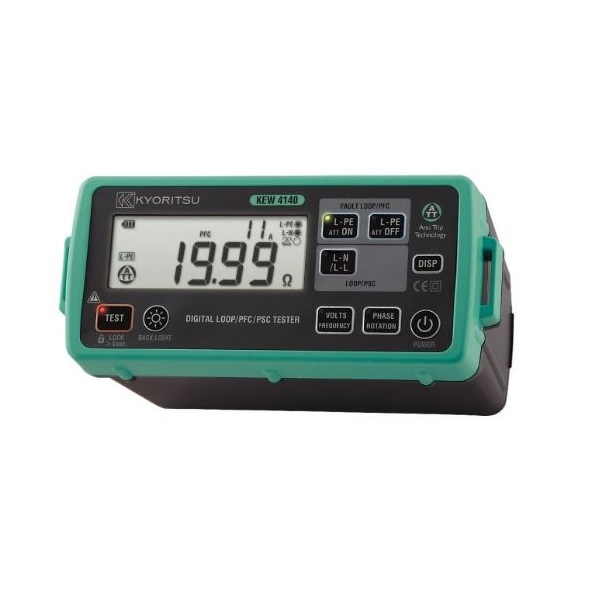 Kyoritsu 4140 Impedantiemeter met een teststroom tot 6A met ATT