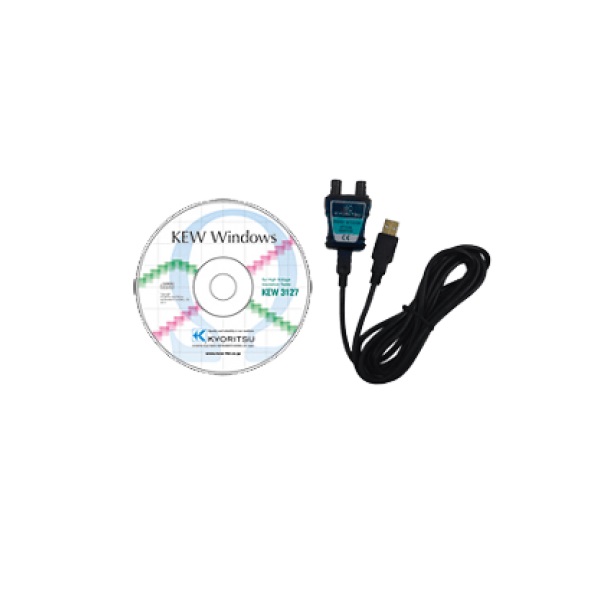 Kyoritsu 8258 USB adapter met KEW software tbv 3127