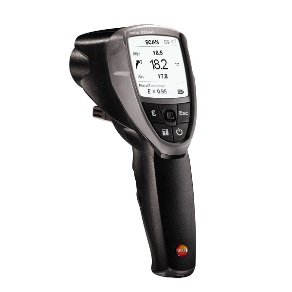 Testo 835-H1 - Infrarood thermometer met vochtmeting