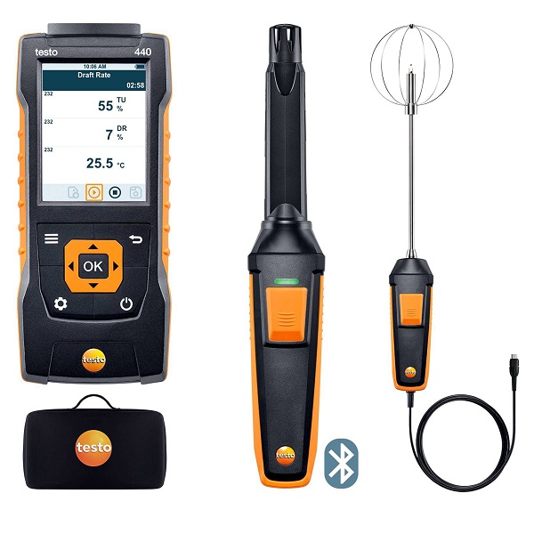 testo 440 behaaglijkheids-CombiSet met Bluetooth® testo 440 behaaglijkheids-CombiSet met Bluetooth®