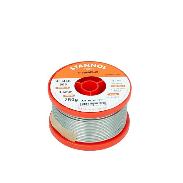 Stannol Soldeertin Kristal 505 Sn60Pb40 1,5mm 250g