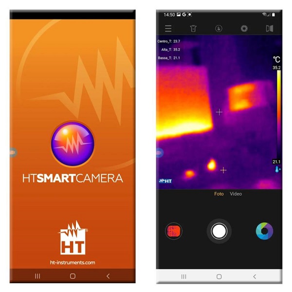 HT Instruments THT8 Warmtebeeldcamera Android