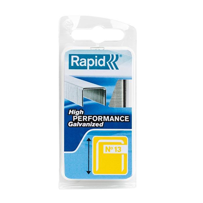 Rapid Fijndraadnieten 13/8mm Gegalvaniseerd (1600 stuks)