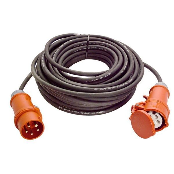 Schwabe CEE Verlengkabel Neopreen 400V/16A IP44 H07RN-F 5x2.5 25m