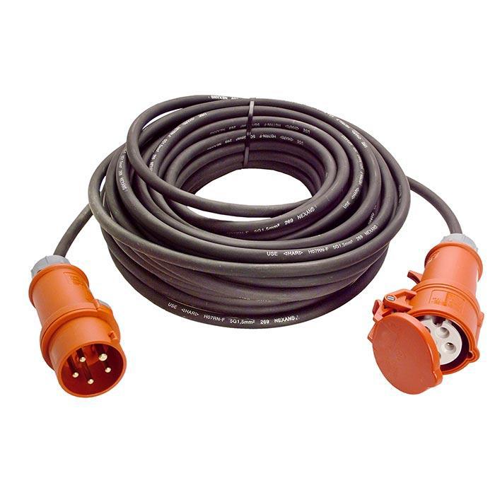 Schwabe CEE Verlengkabel Neopreen 400V/32A IP44 H07RN-F 5x4 50m