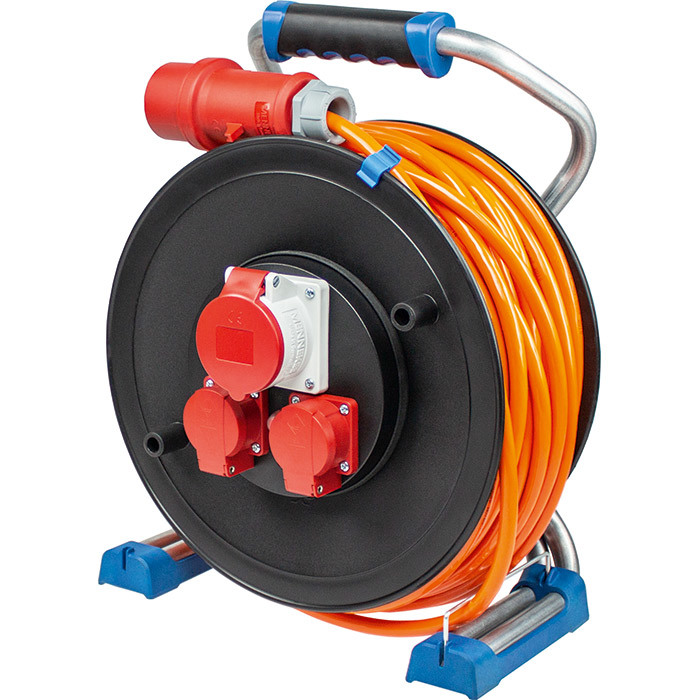 Schwabe CEE Xperts Kabelhaspel 400V/16A IP44 PUR H07BQ-F 5x2.5 30m