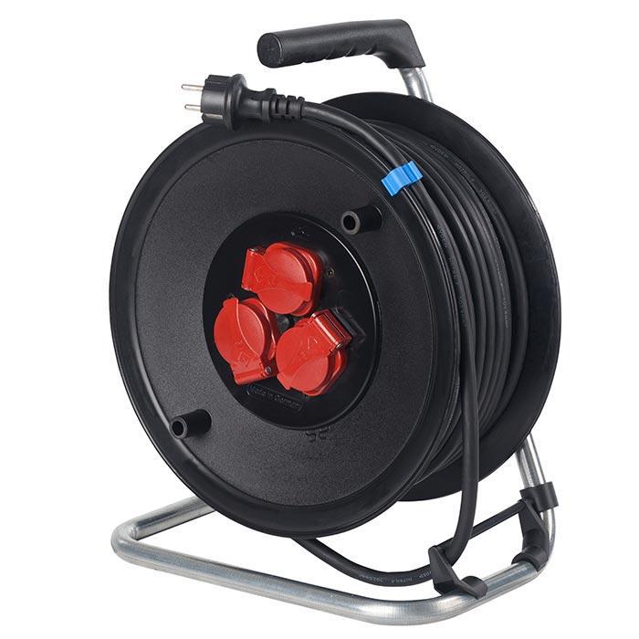 Schwabe Kabelhaspel 230V/16A IP44 Neopreen H07RN-F 3x1,5 50m