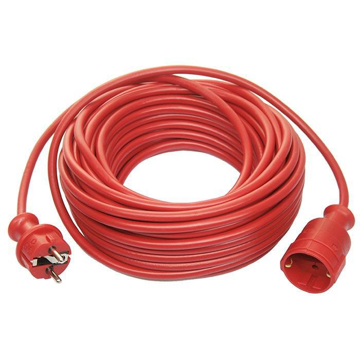 Schwabe Verlengkabel Vinyl 230V/16A IP20 H05VV-F 3x1,5 rood 50m