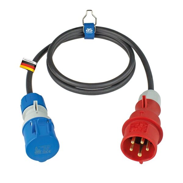 Schwabe Camping CEE Adapterkabel 400V/16A IP44 H07RN-F 3x2,5 1,5m