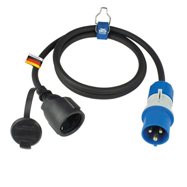 Schwabe Camping CEE Adapterkabel 230V/16A IP44 H07RN-F 3x2,5 1,5m