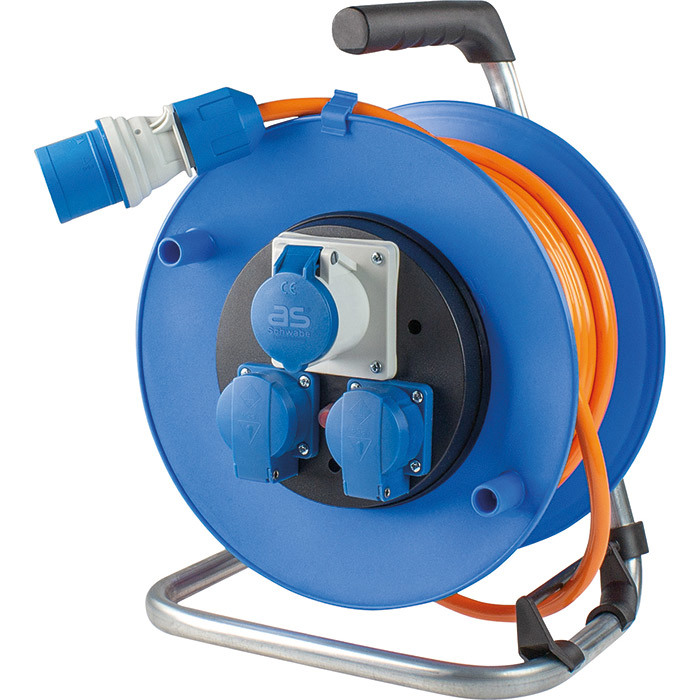 Schwabe Camping CEE Powerlight Kabelhaspel 230V/16A IP44 3-polig H07BQ-F 3x2,5 25m