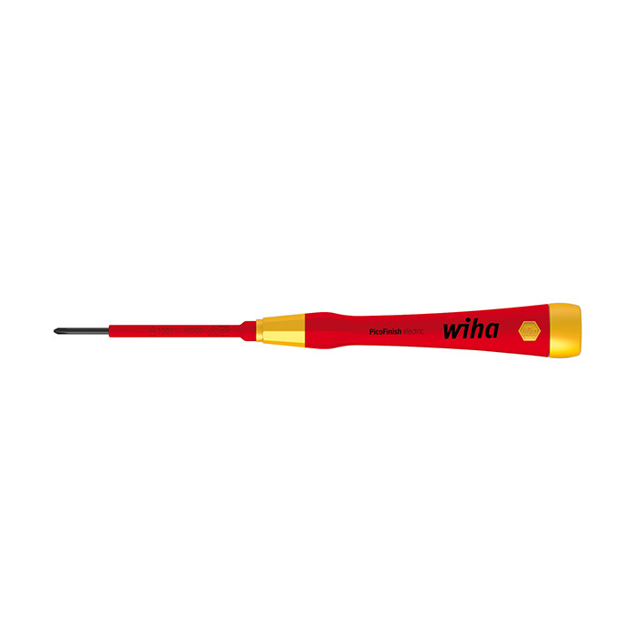WIHA Micro Kruiskopschroevendraaier PicoFinish Electric 1000V 2271P PH0x65