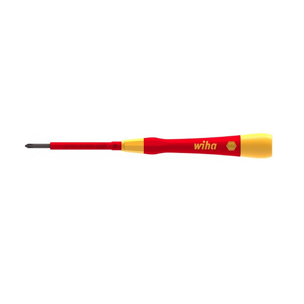 WIHA Micro Kruiskopschroevendraaier PicoFinish Electric 1000V 2271P PH1x65