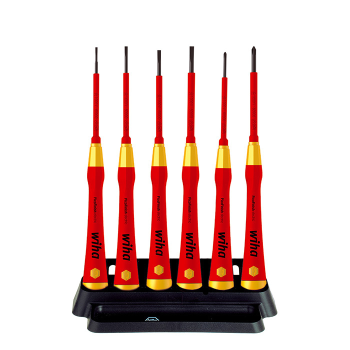 WIHA Micro Schroevendraaierset PicoFinish Electric 1000V SL/PH 2270P, 7-delig