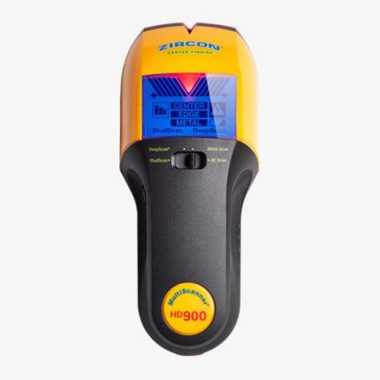 Zircon MultiScanner HD900 OneStep multifunctionele muurscanner met stroom en metaal scan