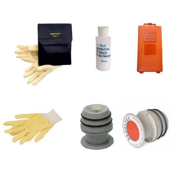 Touch-e Vlamboogbestendige handschoen1000v Klasse 0 L36cm