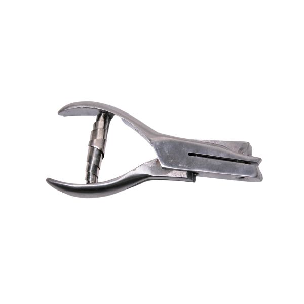 Professionele NEN 3140 Keurmeester kniptang met bekdiepte van 30 mm en rond gat 2 mm