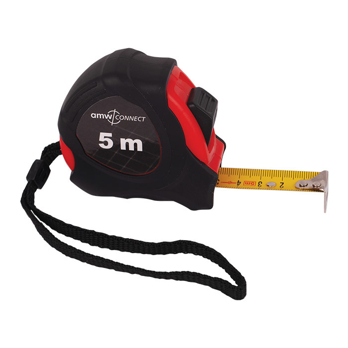 AMW-Connect Rolbandmaat met rem 5m x 19mm
