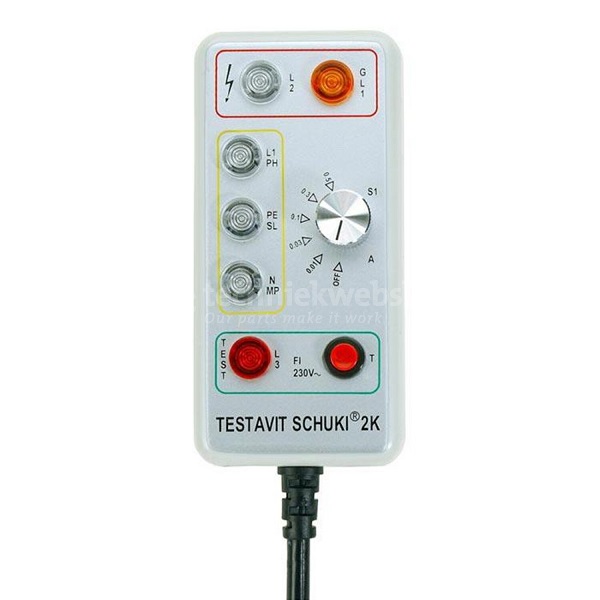 Testboy Testavit Schuki 2K Contactdoostester met kabel