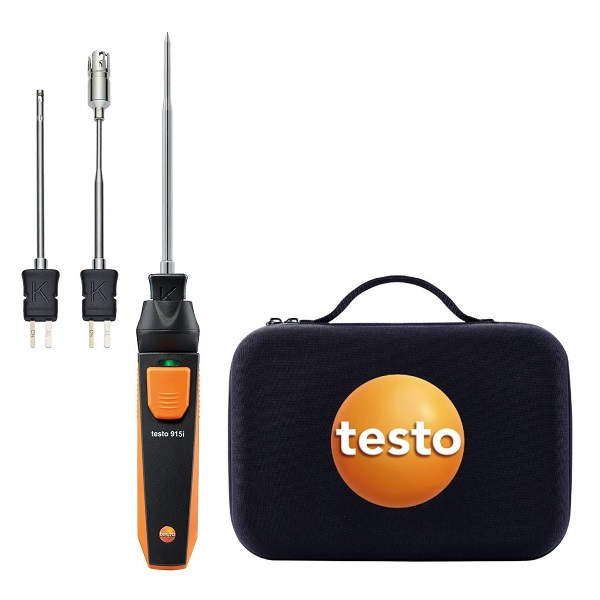 Testo 915i temperatuur-set - Thermometer met temperatuurvoelers en smartphone-bediening