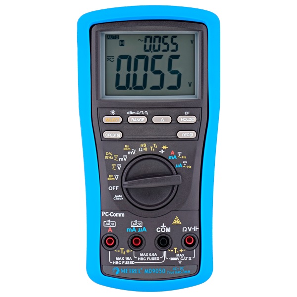 Metrel multimeter 20kHz TRMS U,I,R,C,F,T1+T2,D.PC-link Cat.I