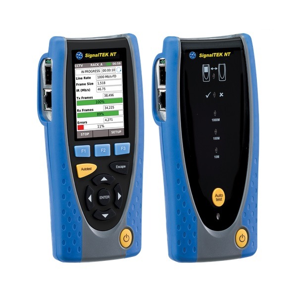 Trend Networks netwerktester SignalTEK NT met touchscreen